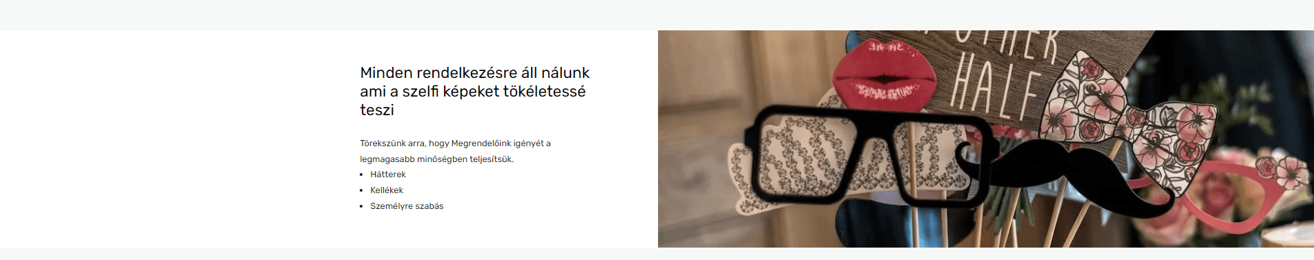Szelfigépes hátterek és kellékek